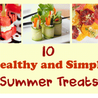 Healthy and simple summer treats